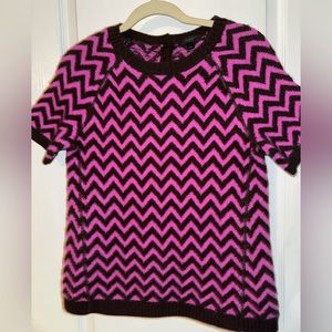 J.Crew Merino Wool Zig Zag Striped Sweater Size Small